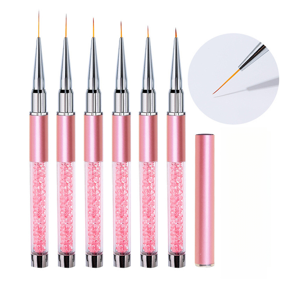 Detailing Brush Set - 1/6Pcs Set Kuas Nail Art dengan