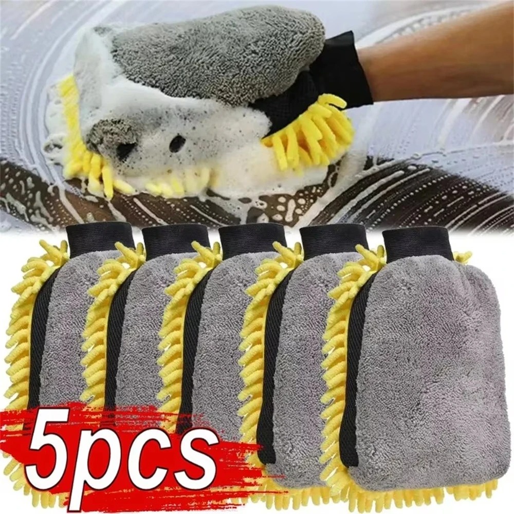 Detailing Brush Set - 1/5 Buah Sarung Tangan Cuci Mobil