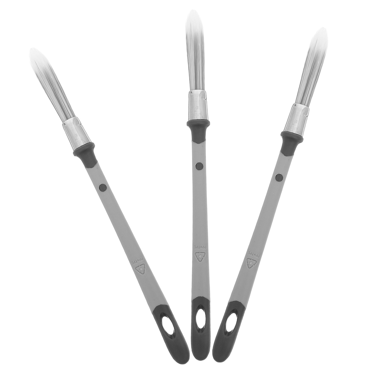 3Pcs Set Kuas Cat Detail Ujung - Detailing Brush Set ulasan dan harga
