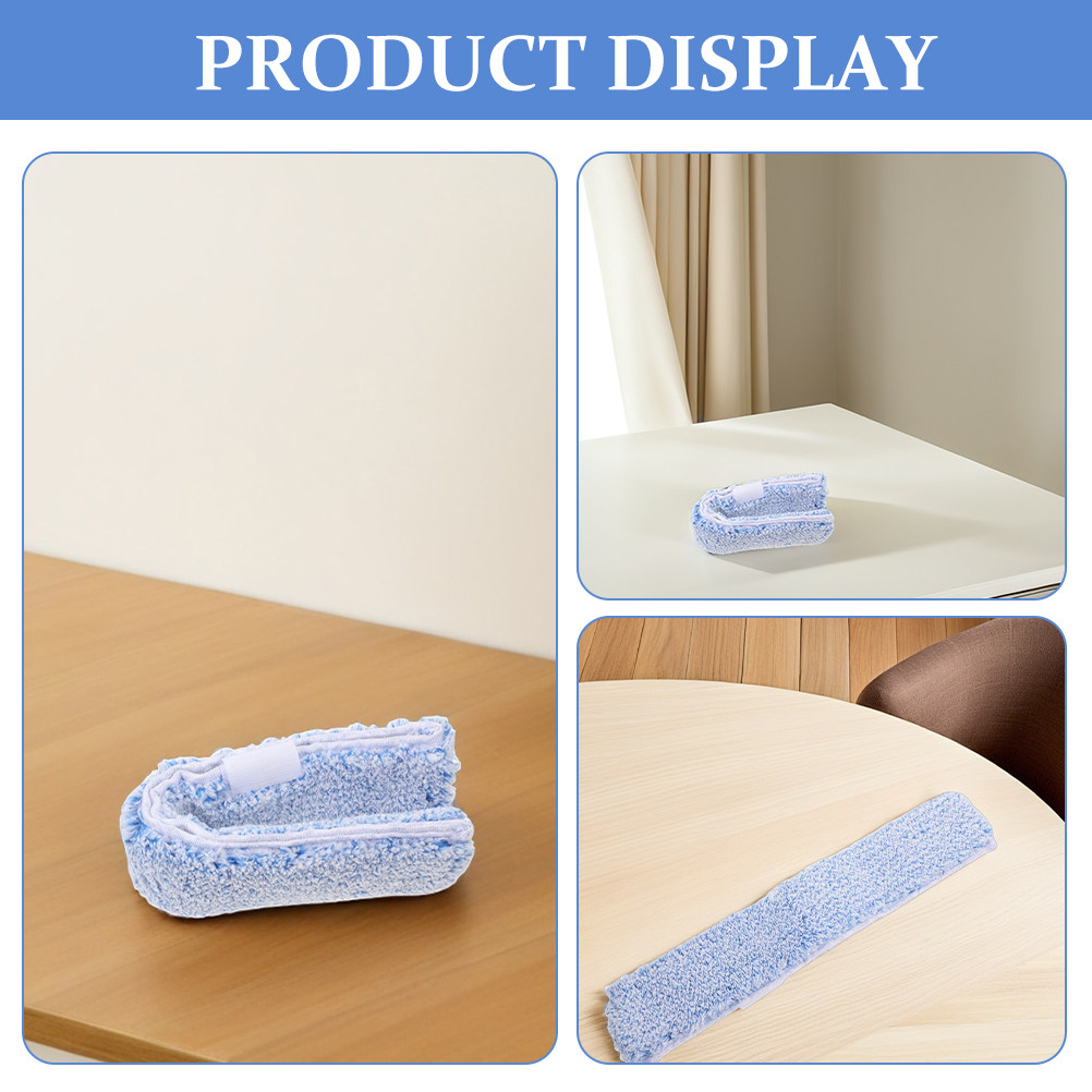 2 Buah Bantalan Pel Kain yang  - Glass Cleaner Streak ulasan dan harga