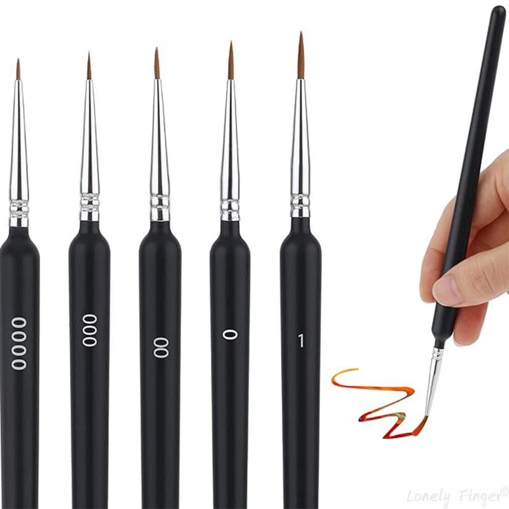 Set Kuas Cat 5/11 Buah, Kuas D - Detailing Brush Set ulasan dan harga